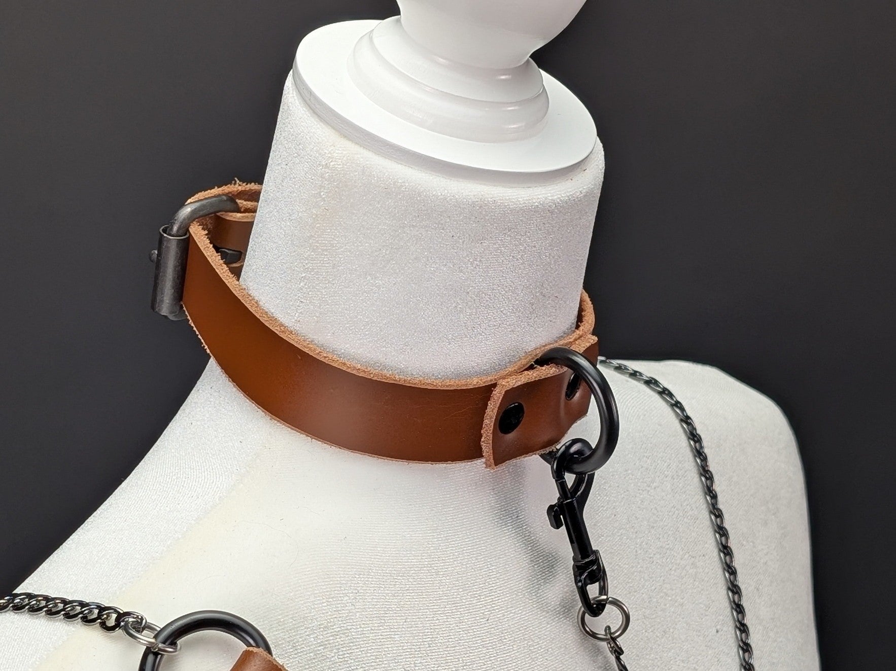 Latigo Leather Collars - 1 inch