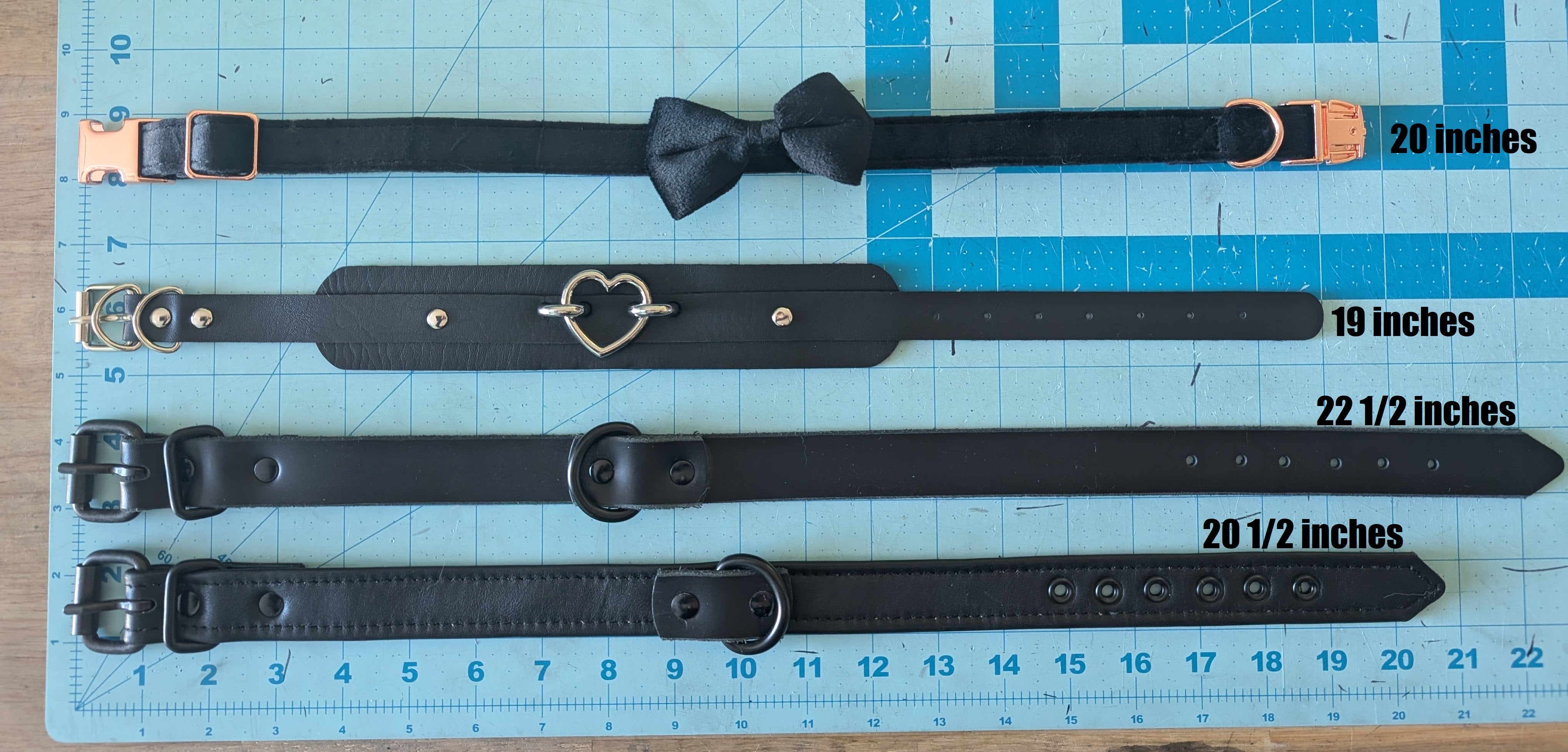Trifold Leather Collars