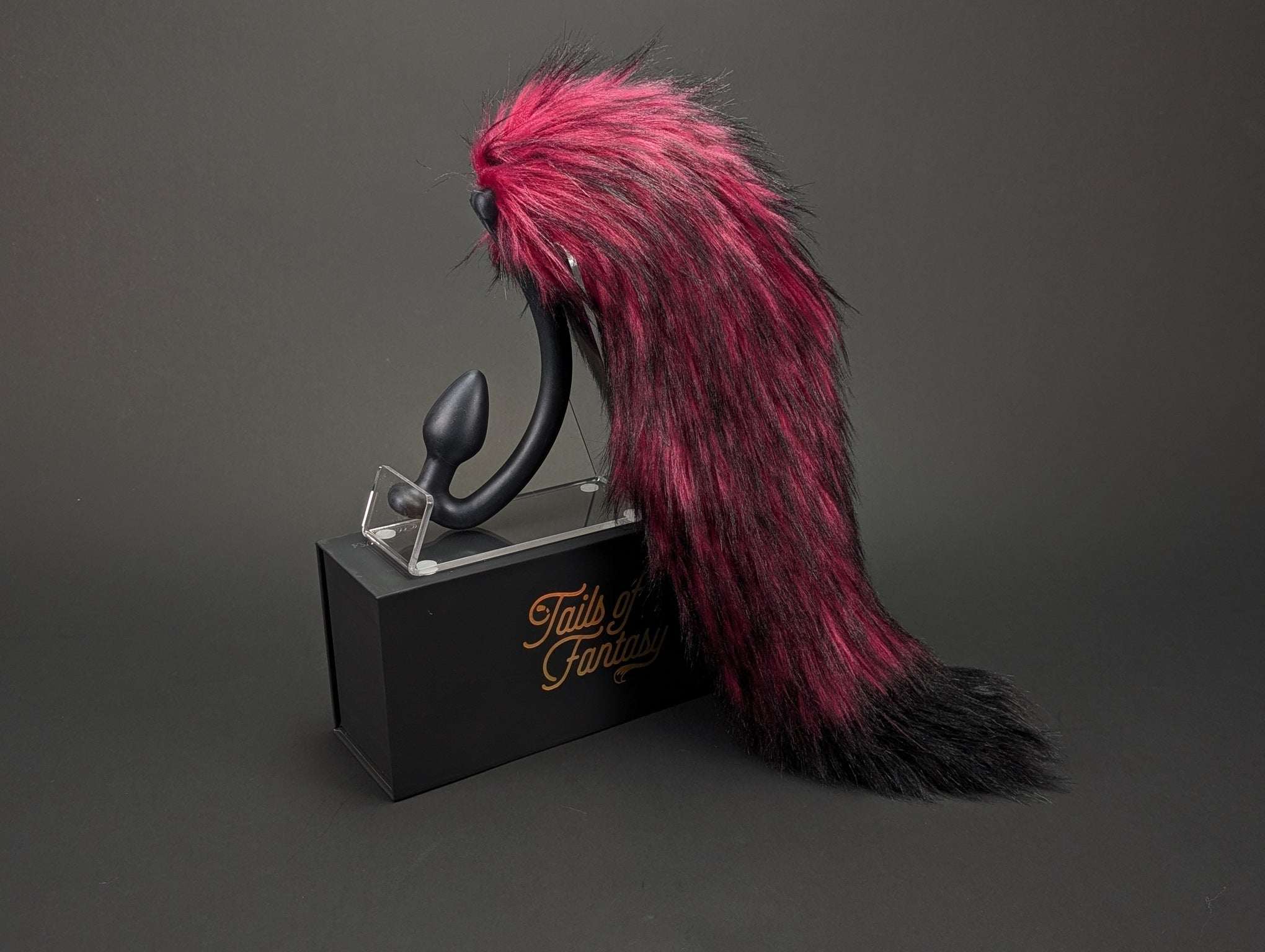 Dark Fuchsia Fox Tail