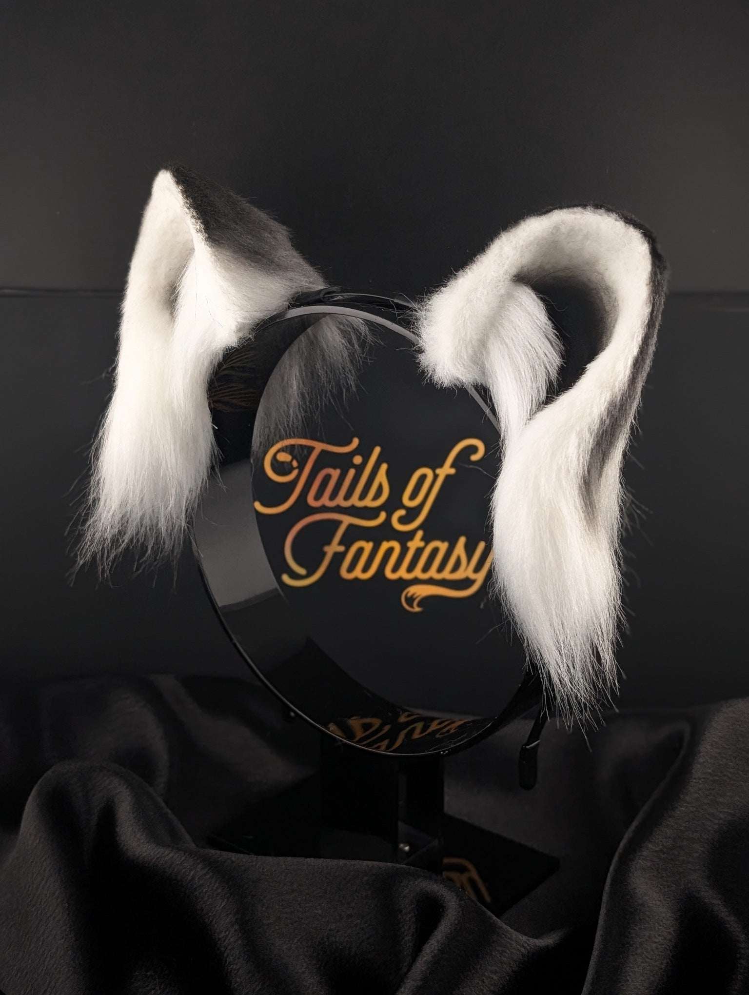 raccoon-ears raccoon ears headband for cosplay, furry fandom and costume wear