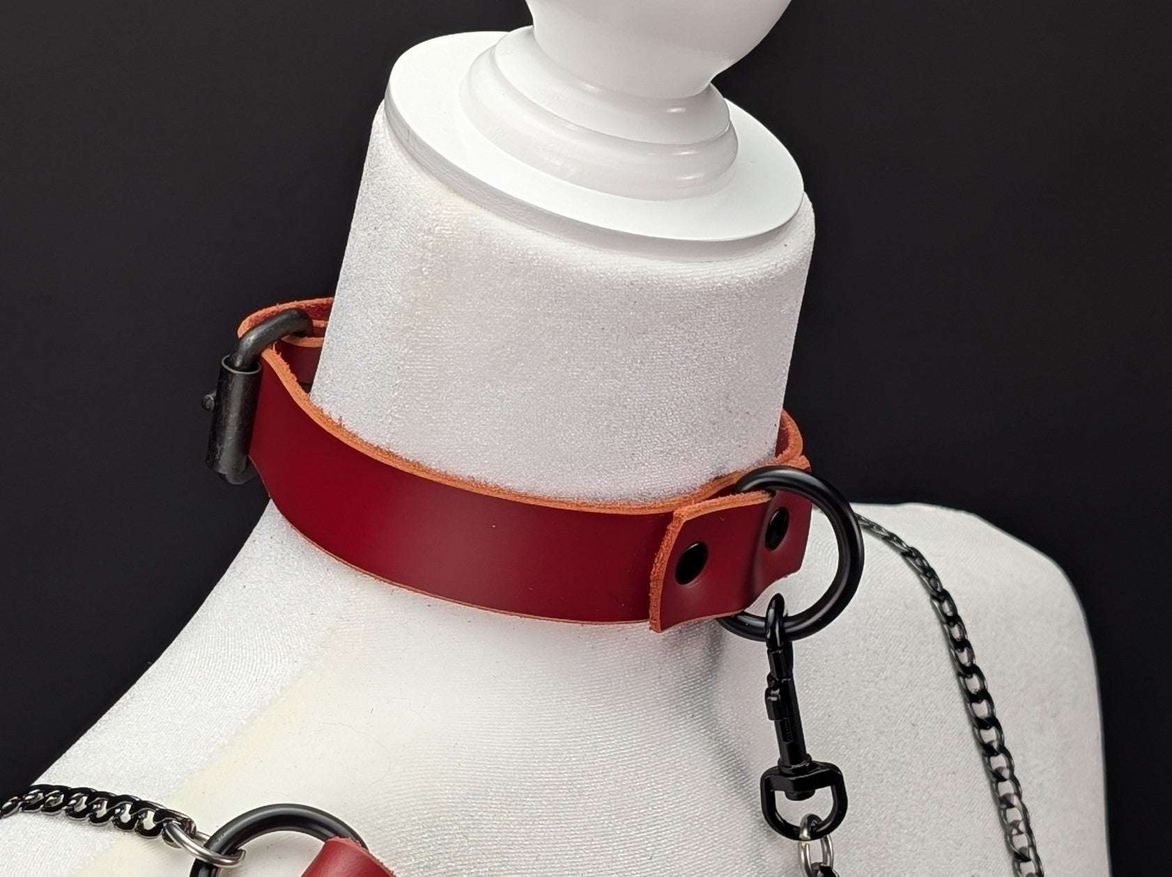 Latigo Leather Collars - 1 inch