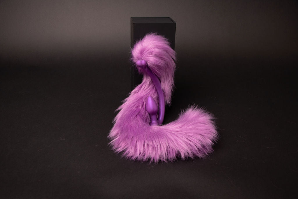 Violet Cat Tail - Long Hair