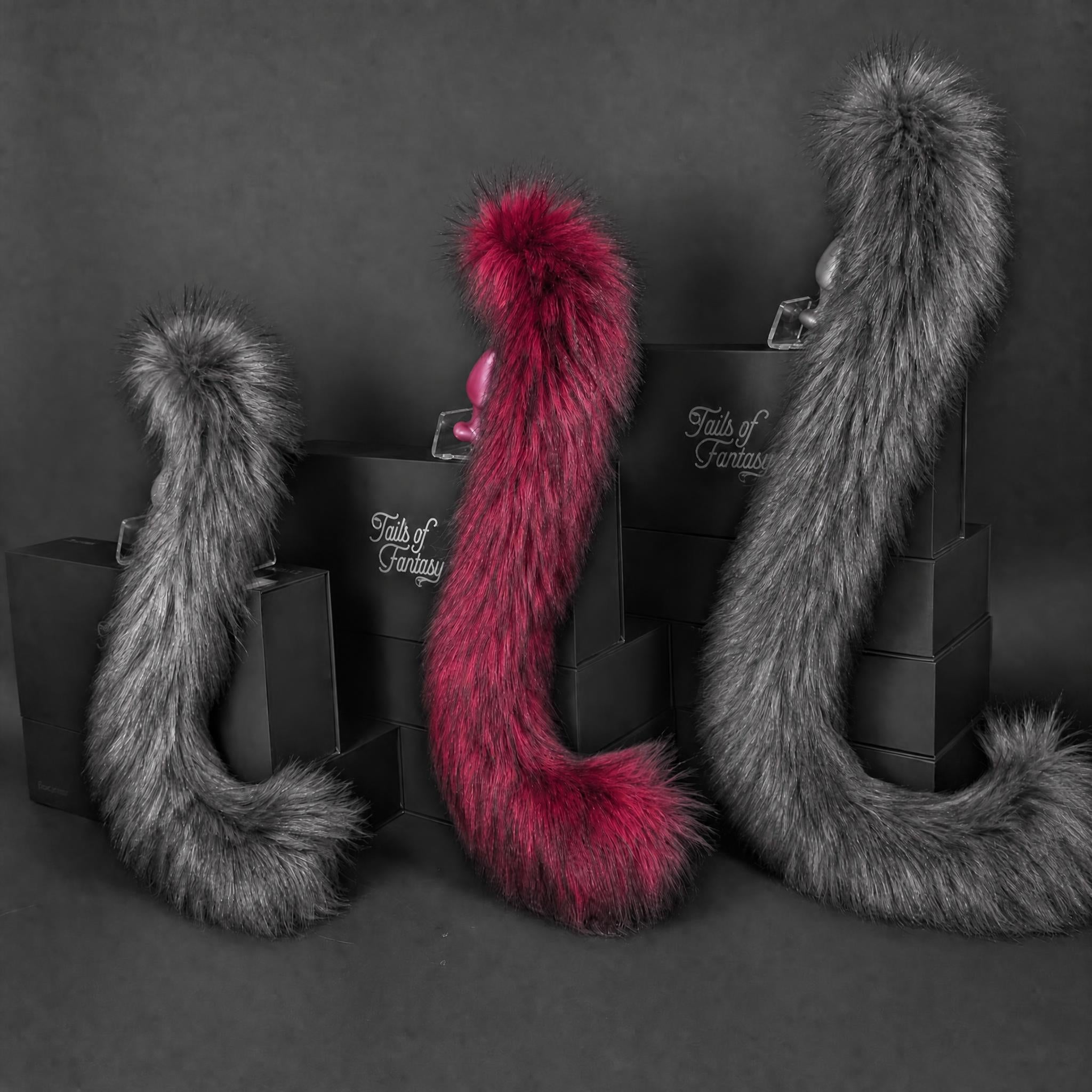 Dark Fuchsia Cat Tail