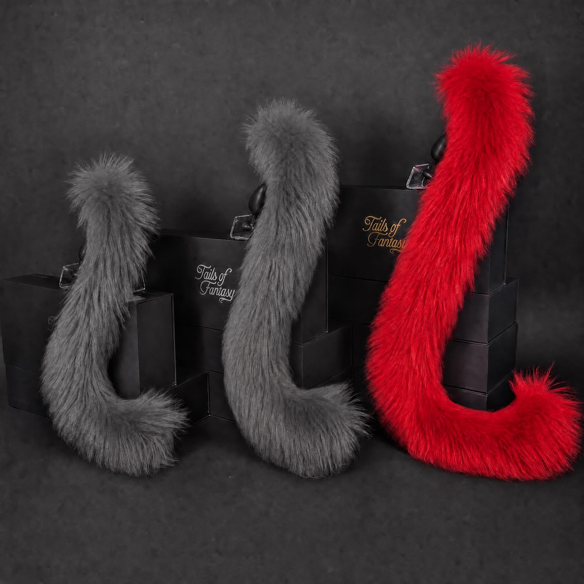 Scarlet Cat Tail - Long Hair
