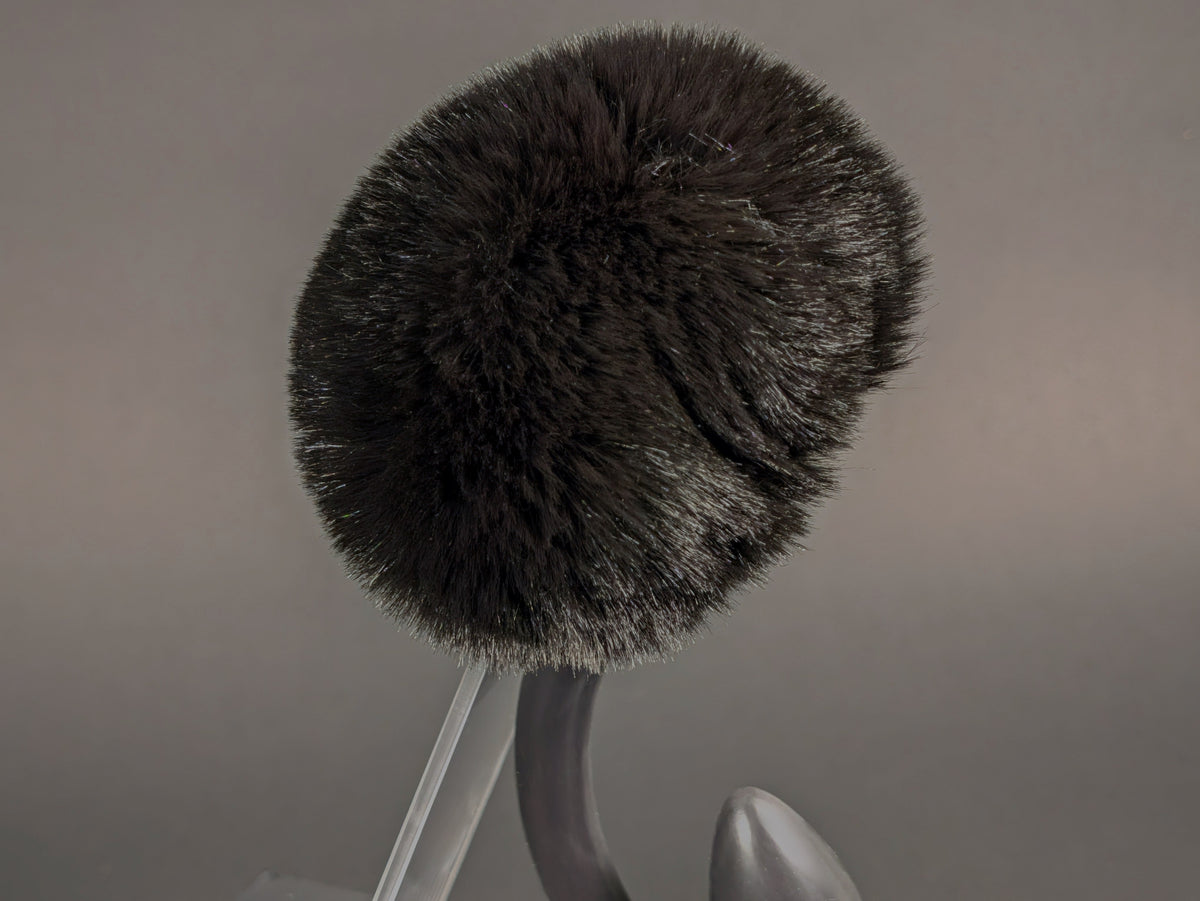 Black Bunny Rabbit Tail