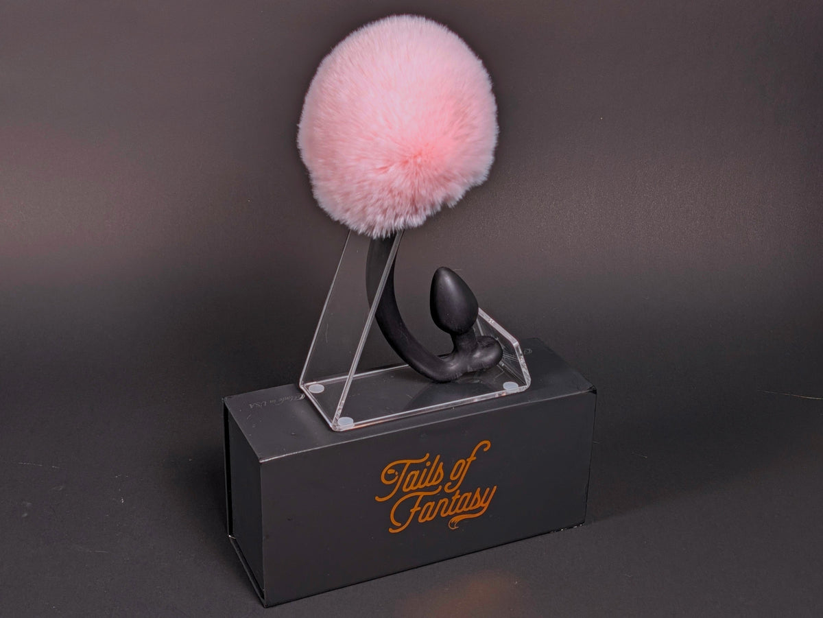 Soft Pink Bunny Rabbit Tail