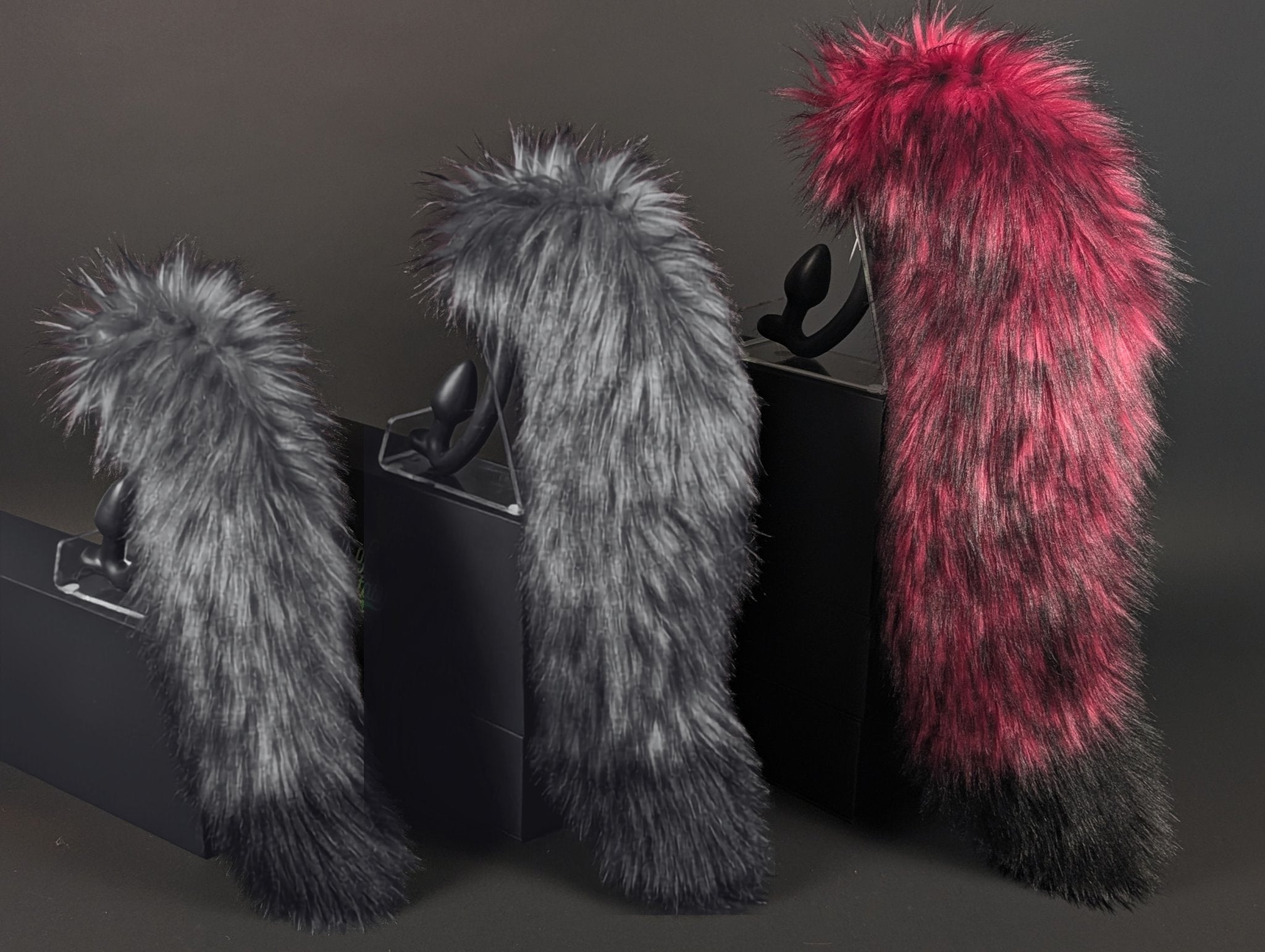 Dark Fuchsia Fox Tail