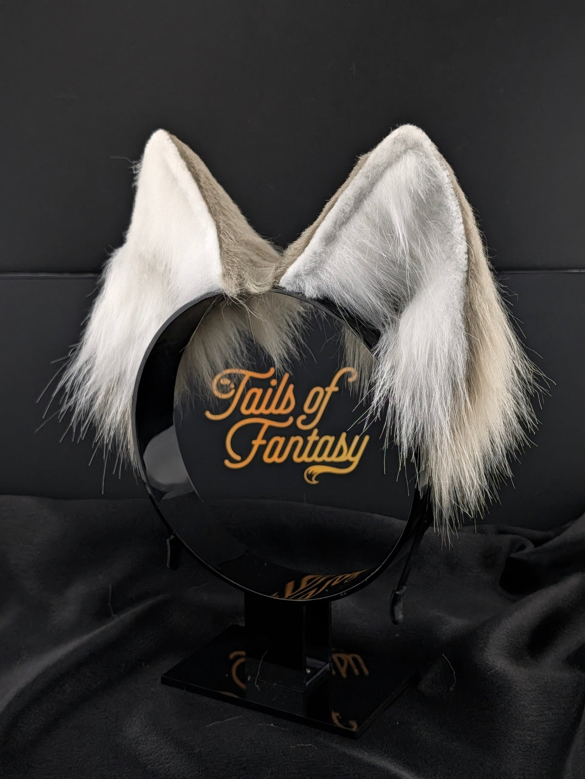 Light Gray Husky Dog Ears