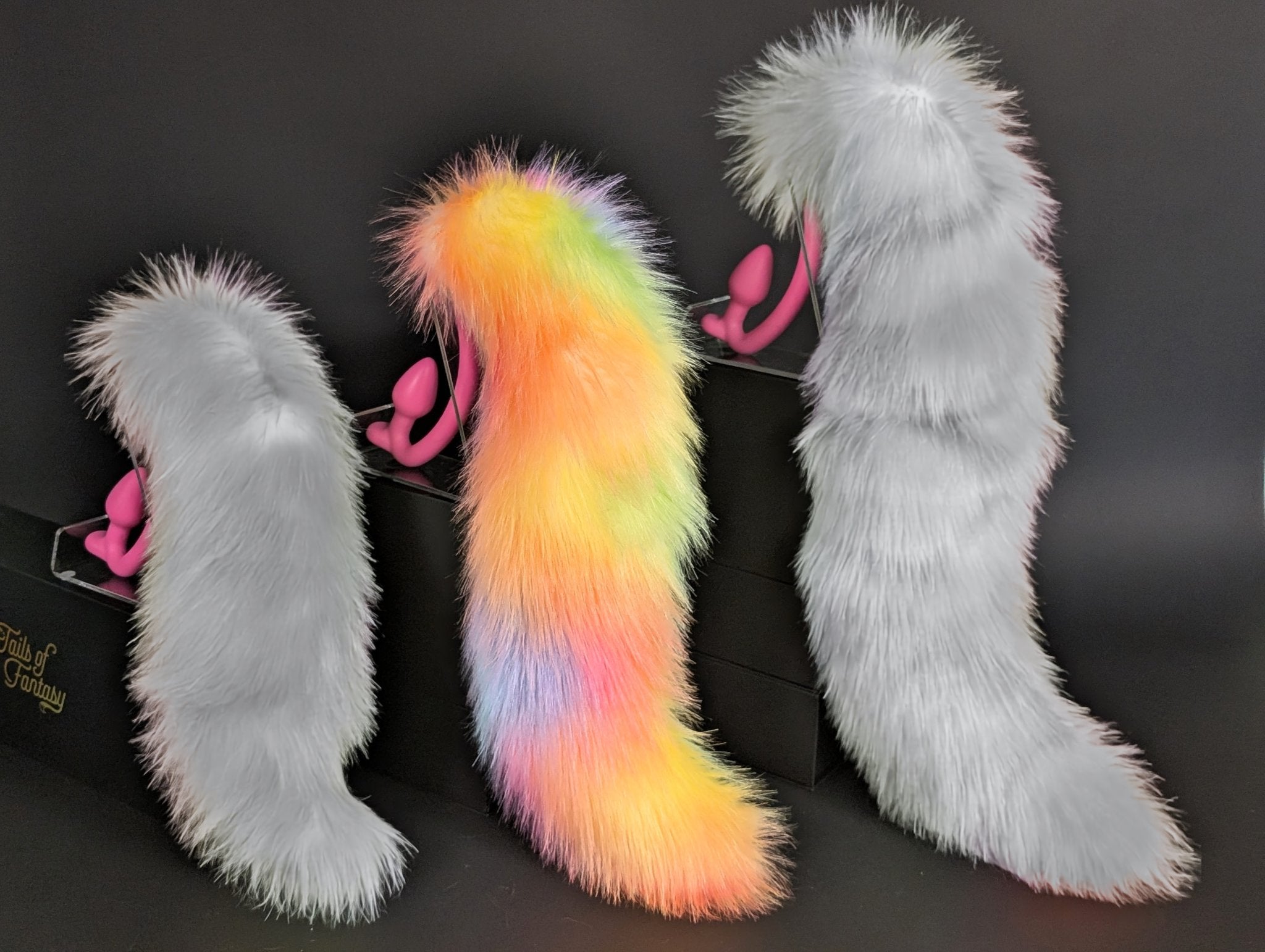 Rainbow Wolf Tail