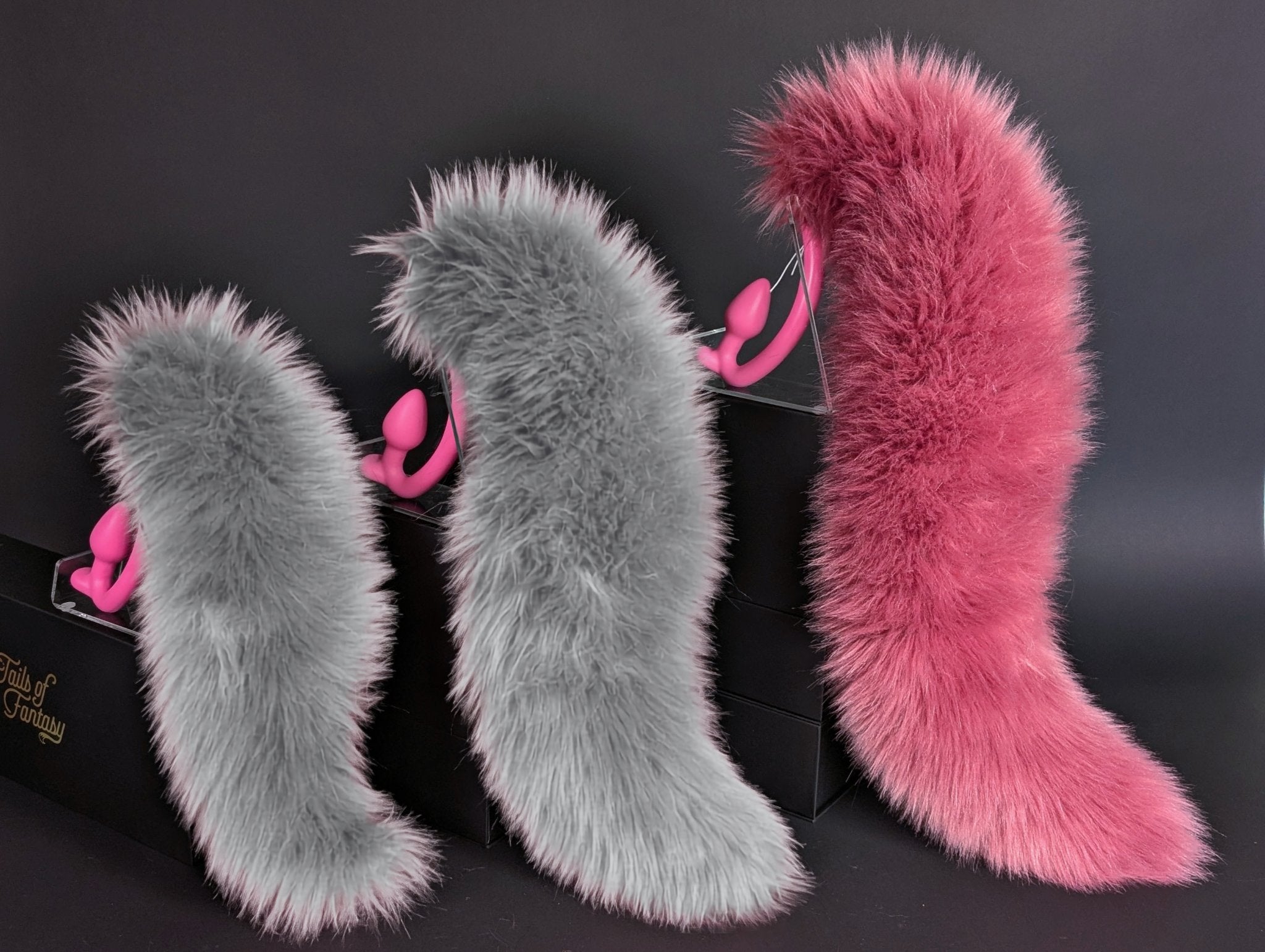 Rose Pink Wolf Tail