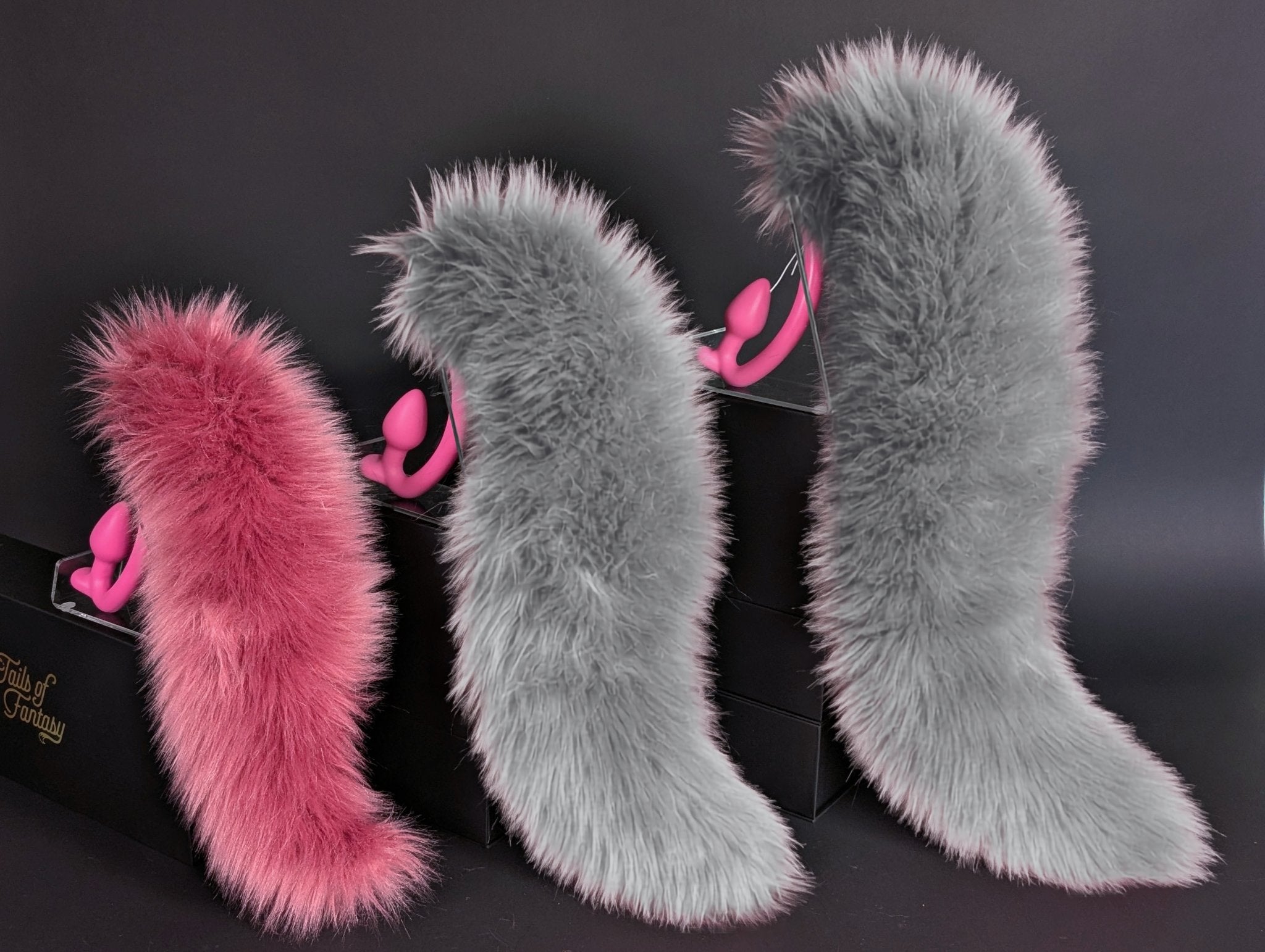 Rose Pink Wolf Tail