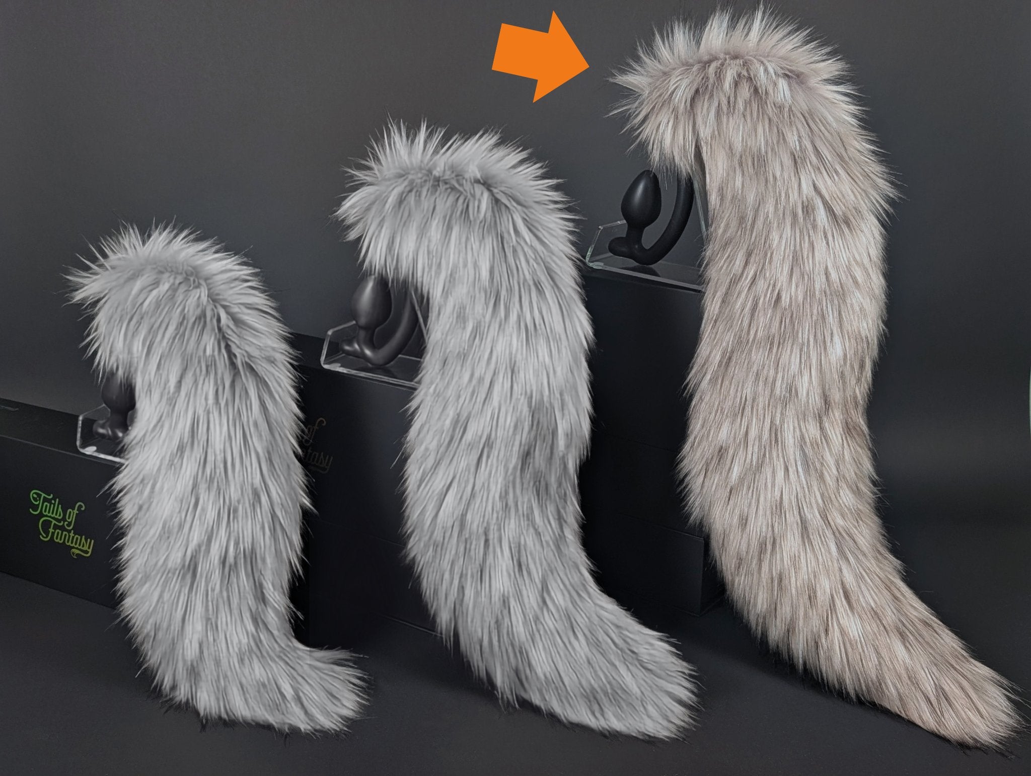 Sky Blue Wolf Tail