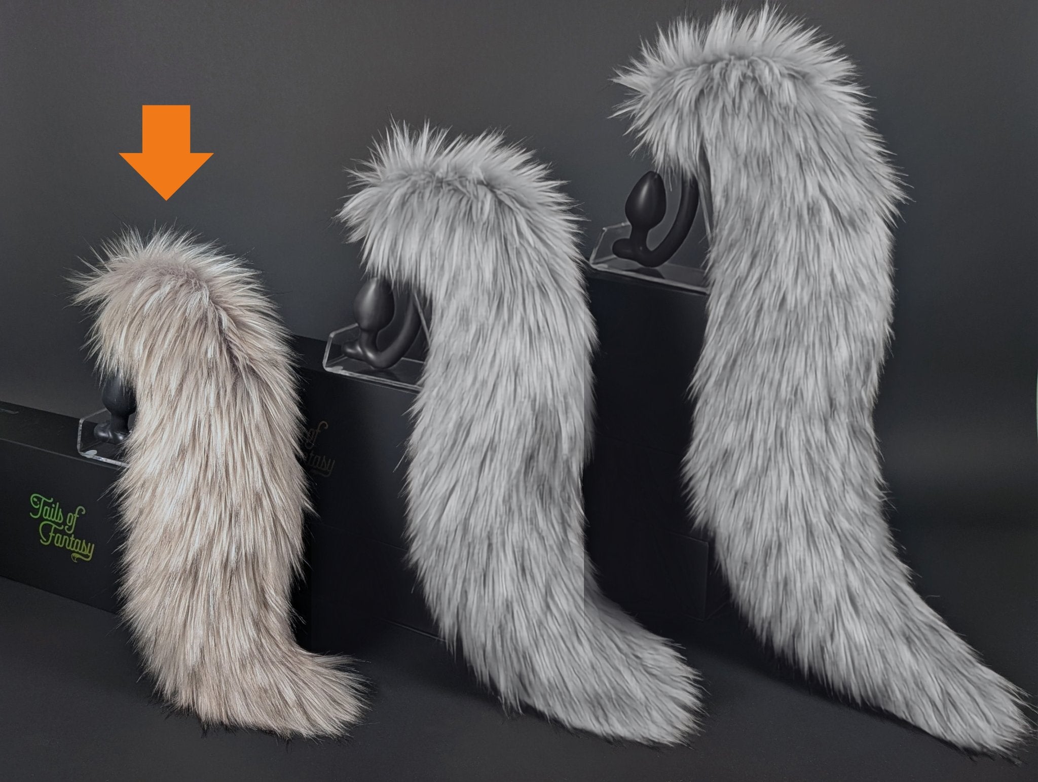 Sky Blue Wolf Tail
