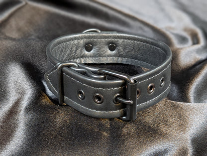Trifold Leather Collars - 1.5 inch