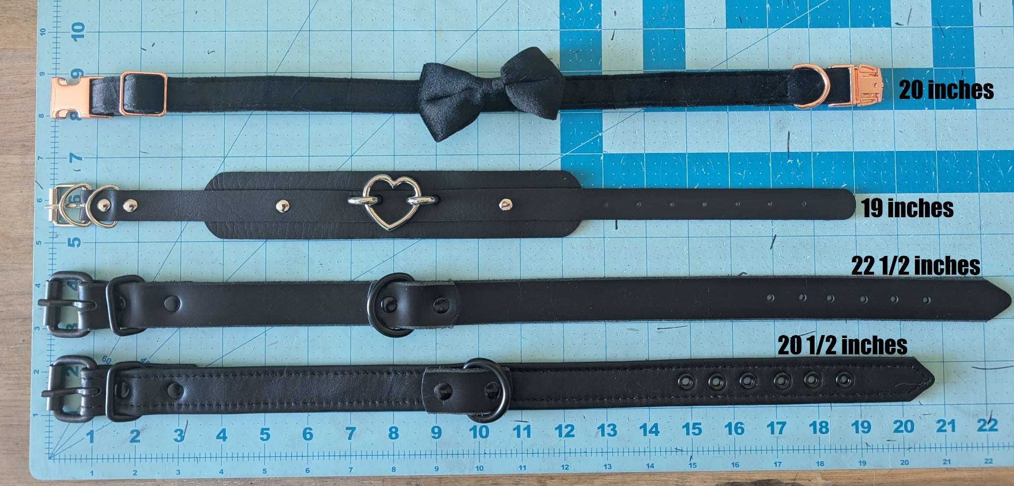 leather-heart-collar for cosplay, furry fandom and costume wear