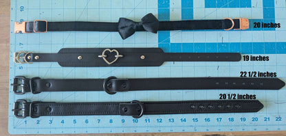 leather-heart-collar for cosplay, furry fandom and costume wear