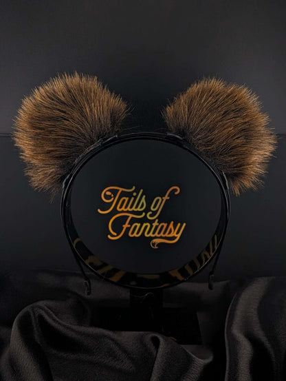 grizzly-bear-ears bear ears headband for cosplay, furry fandom and costume wear