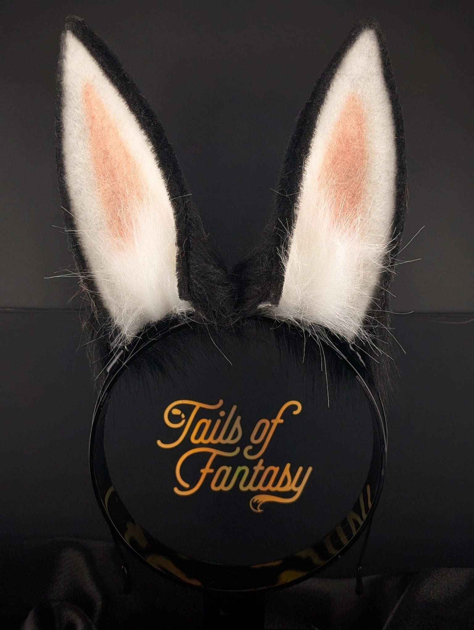 Black Bunny Rabbit Ears- Upright