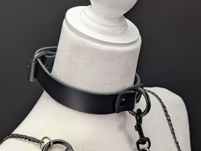 Latigo Leather Collars - 1 inch