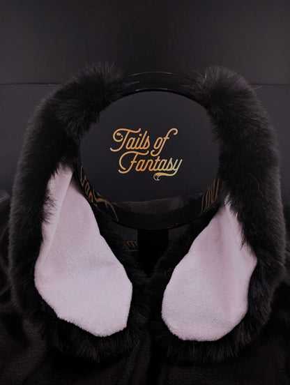 Black Bunny Rabbit Ears - Floppy