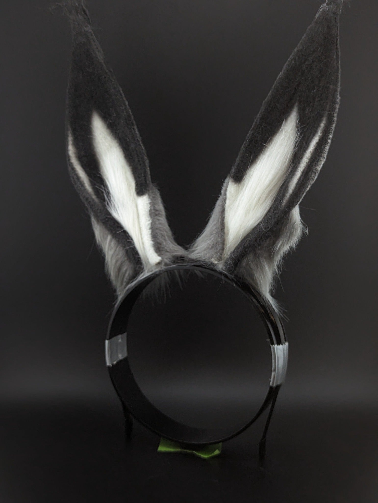 Black Bunny Rabbit Ears- Upright