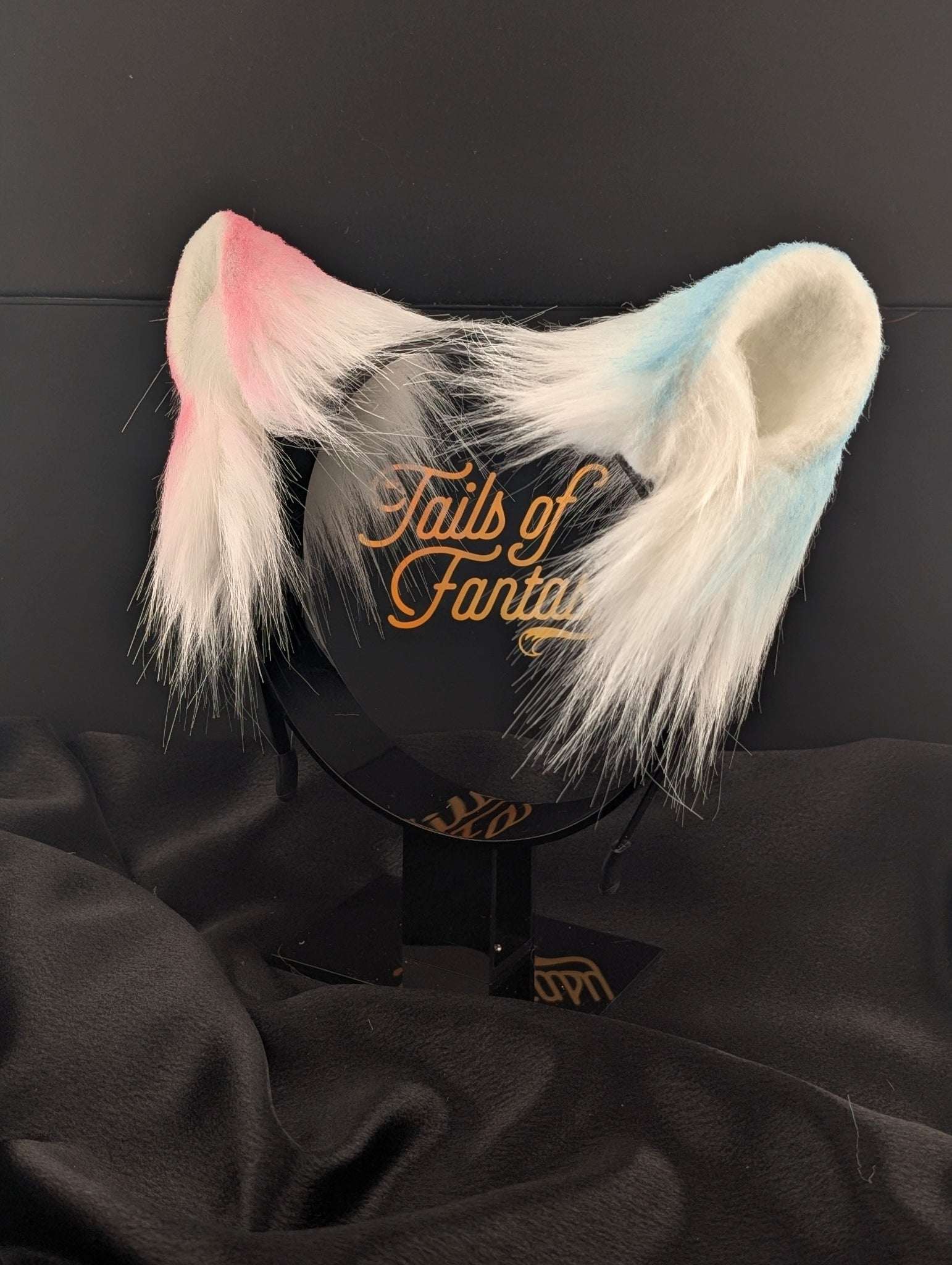 Cotton Candy Raccoon Ears