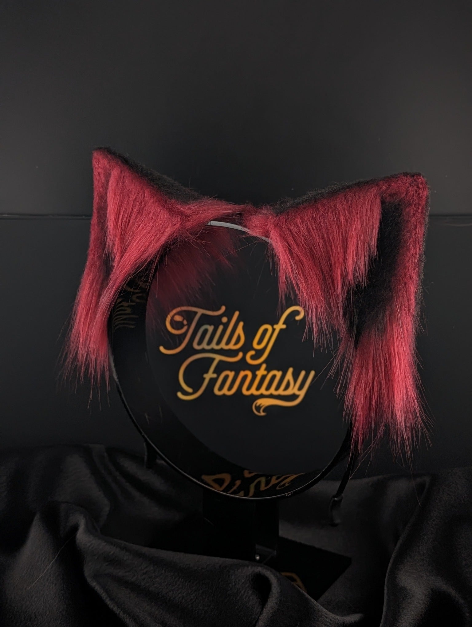 Dark Fuchsia Cat Ears