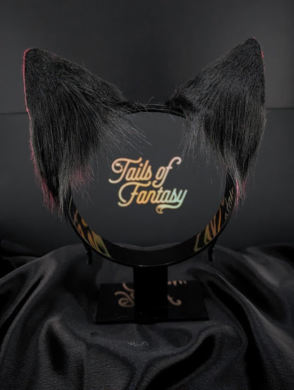 Dark Fuchsia Fox Ears