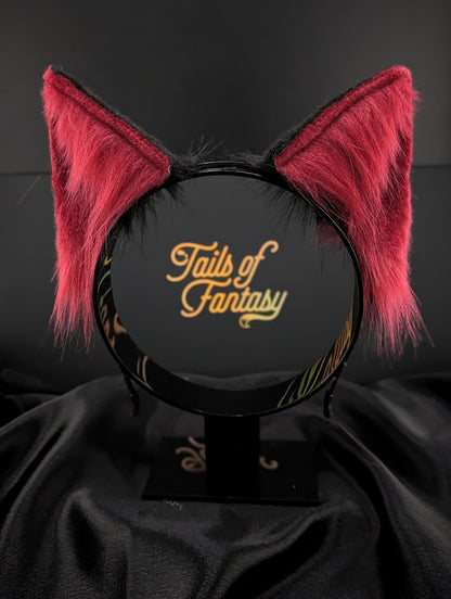 Dark Fuchsia Fox Ears