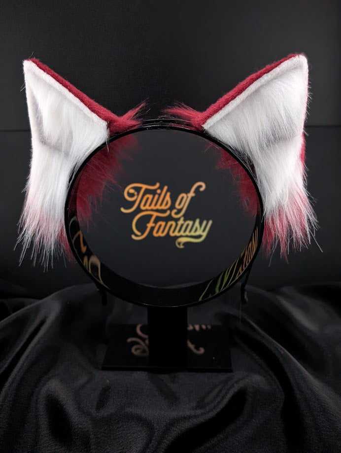 Dark Fuchsia Fox Ears