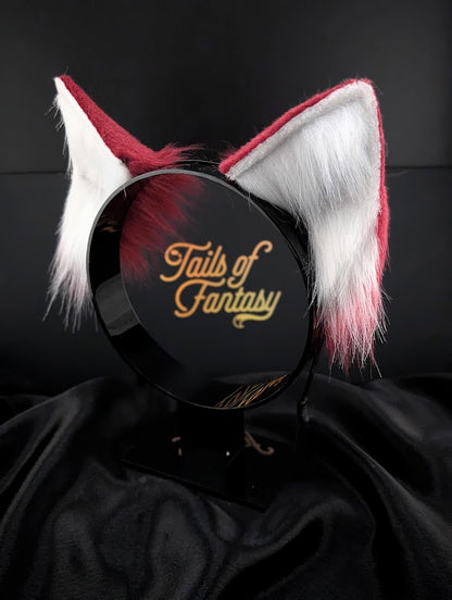 Dark Fuchsia Fox Ears