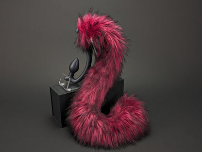 Dark Fuchsia Cat Tail