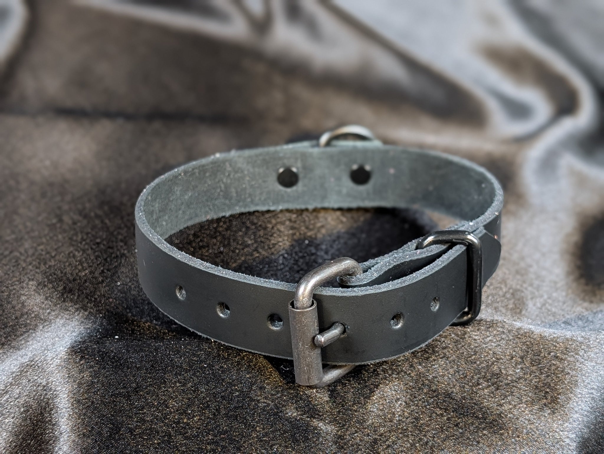 Latigo Leather Collars - 1 inch