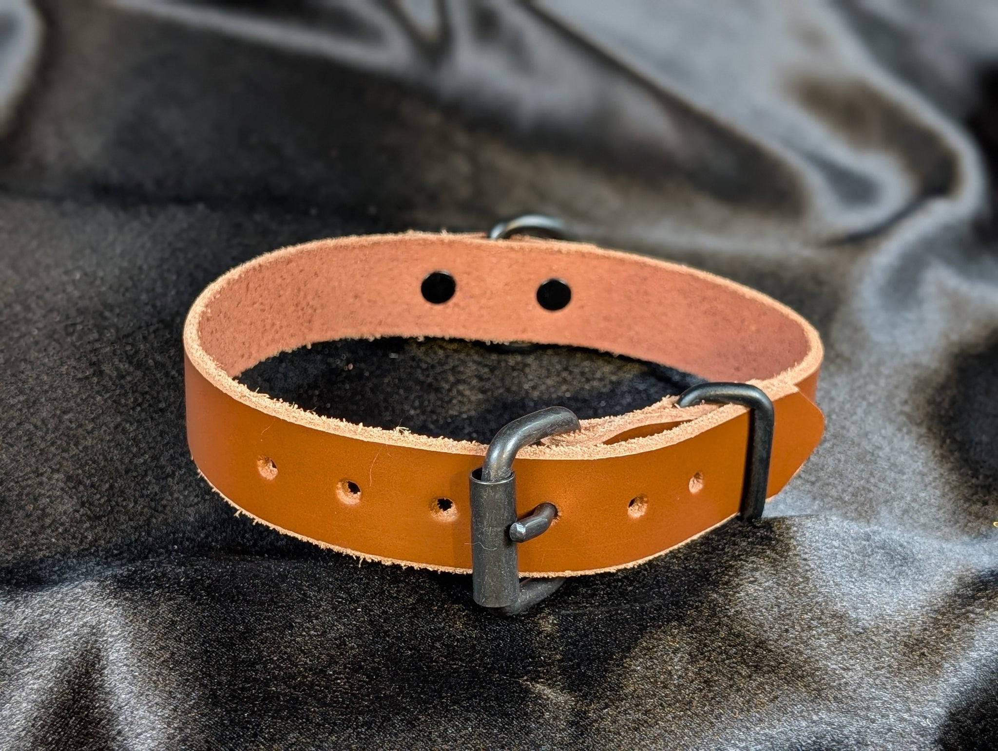 Latigo Leather Collars - 1 inch