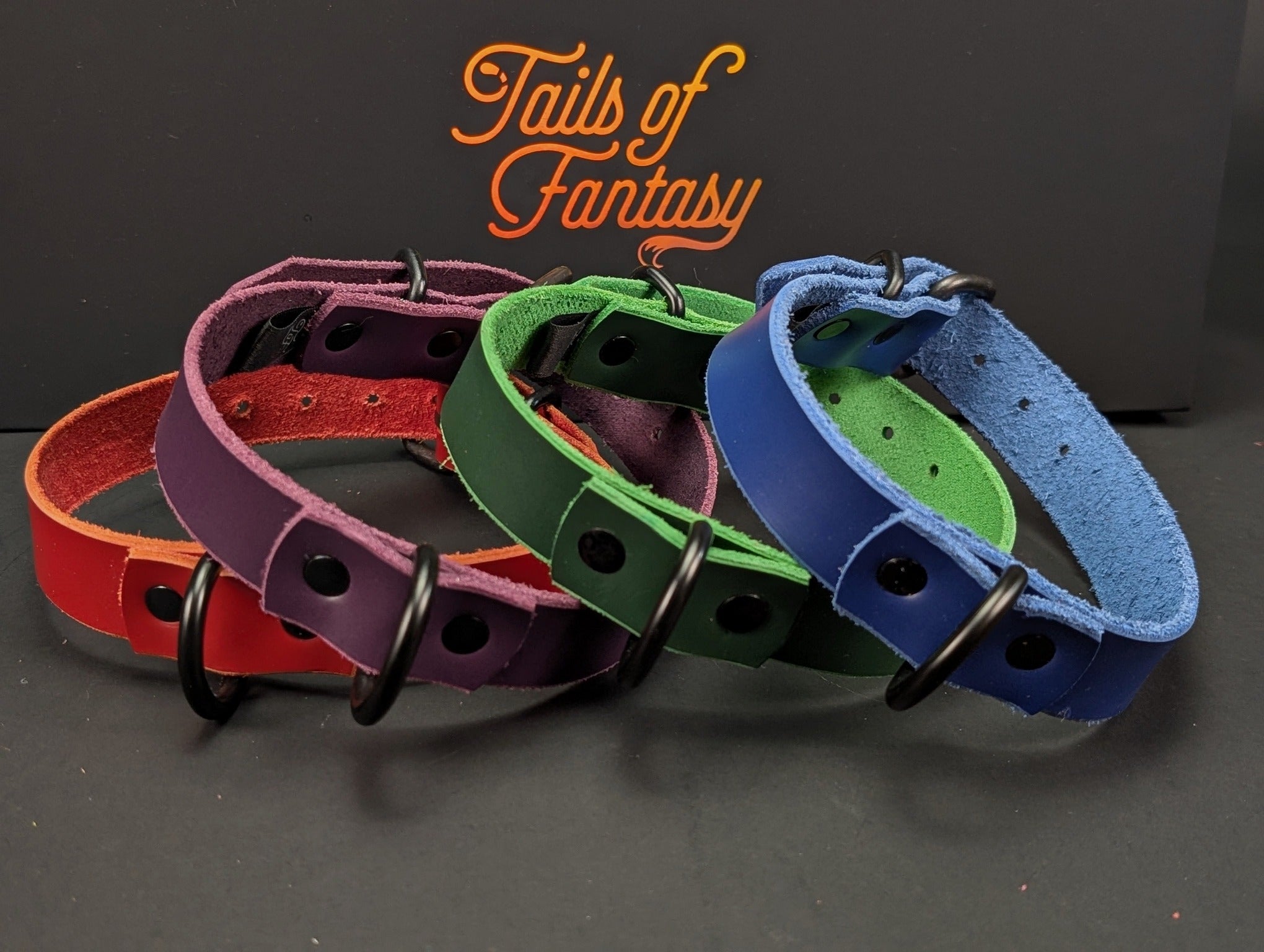 Latigo Leather Collars - 1 inch
