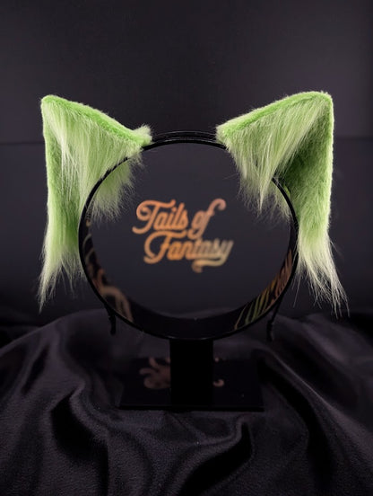 Lime Green Cat Ears
