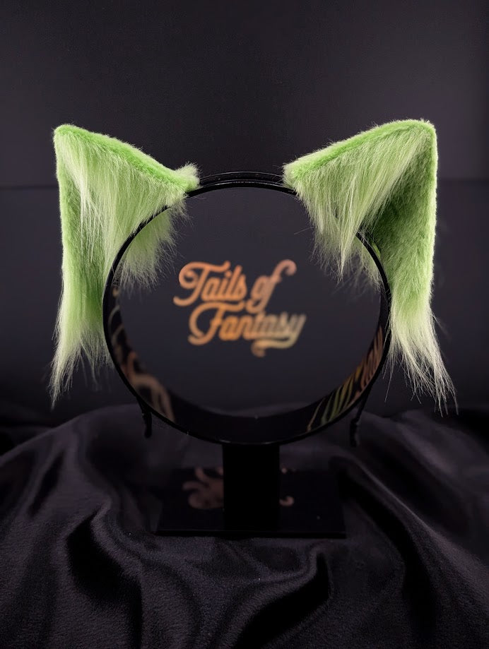 Lime Green Cat Ears
