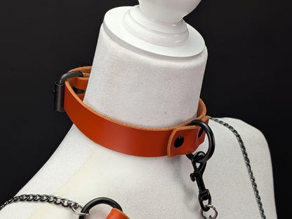 Latigo Leather Collars - 1 inch