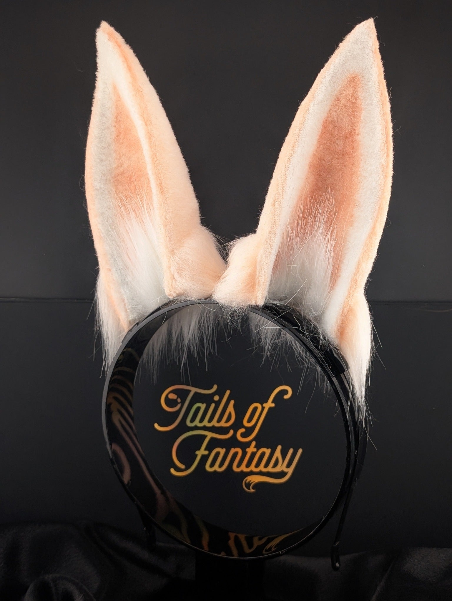 Pink Blush Bunny Rabbit Ears- Upright