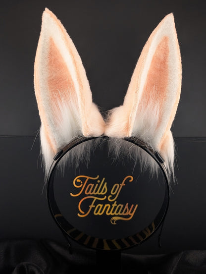 Pink Blush Bunny Rabbit Ears- Upright
