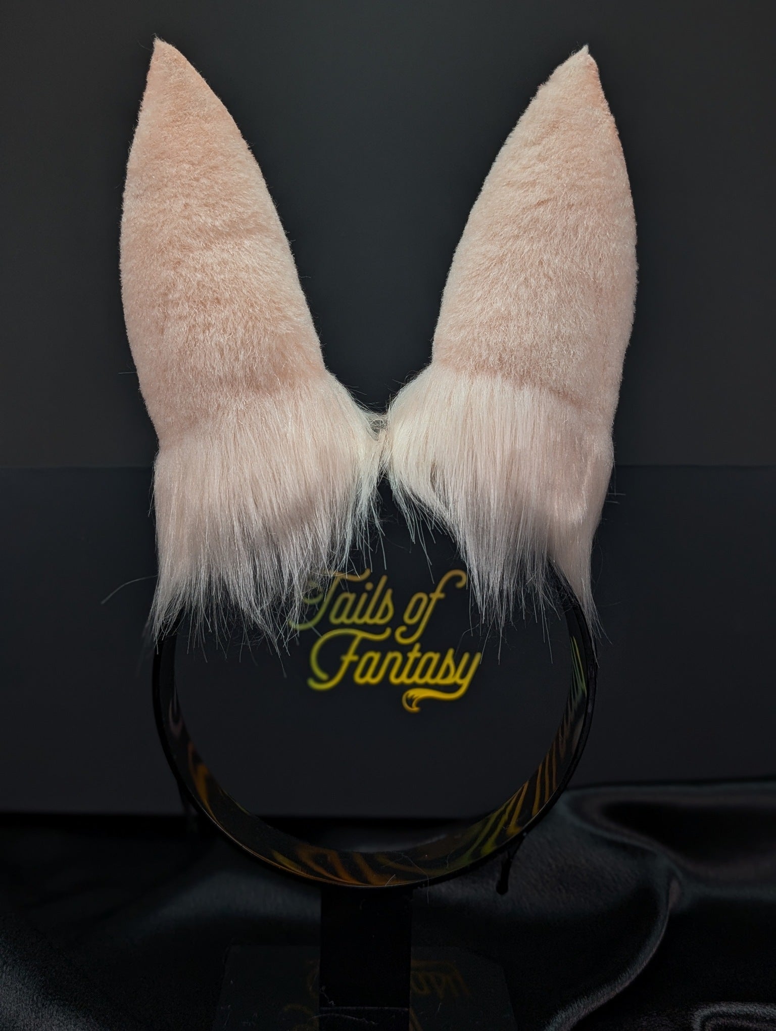 Pink Blush Bunny Rabbit Ears- Upright