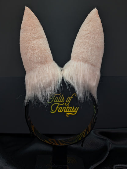 Pink Blush Bunny Rabbit Ears- Upright