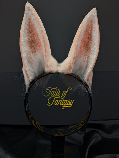 Pink Blush Bunny Rabbit Ears- Upright