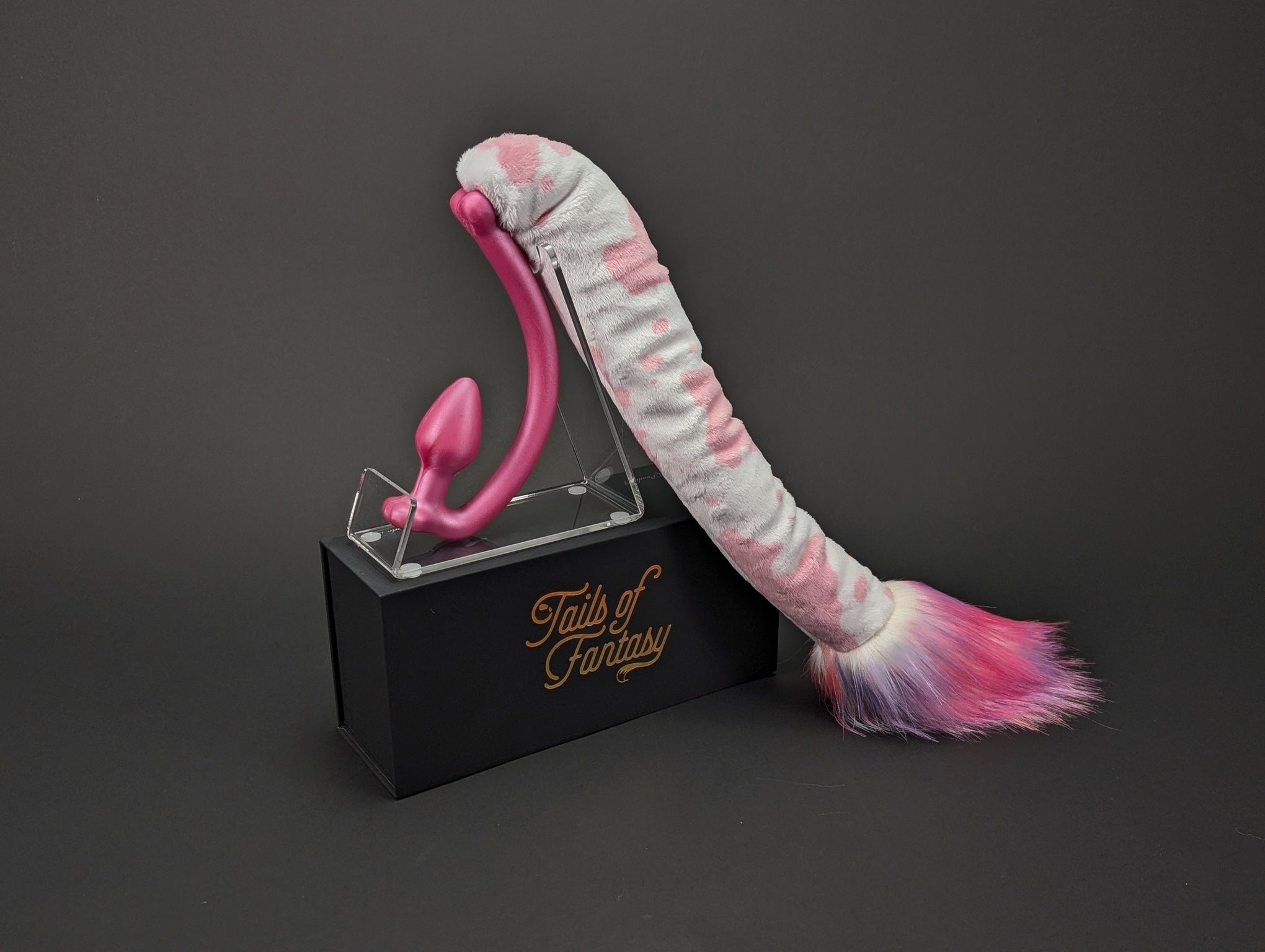 Rainbow Sherbert Cow Tail