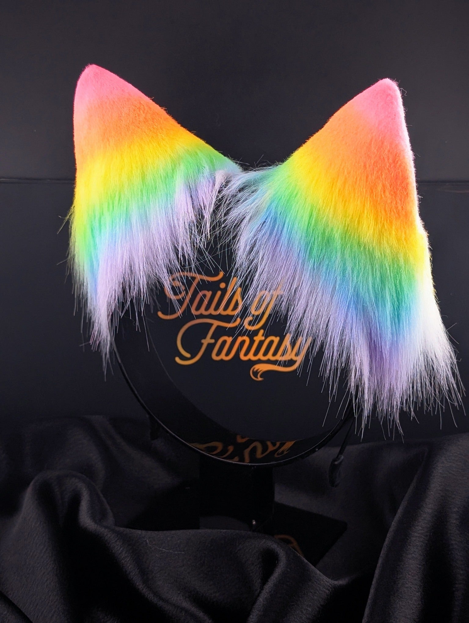 Rainbow Wolf Ears
