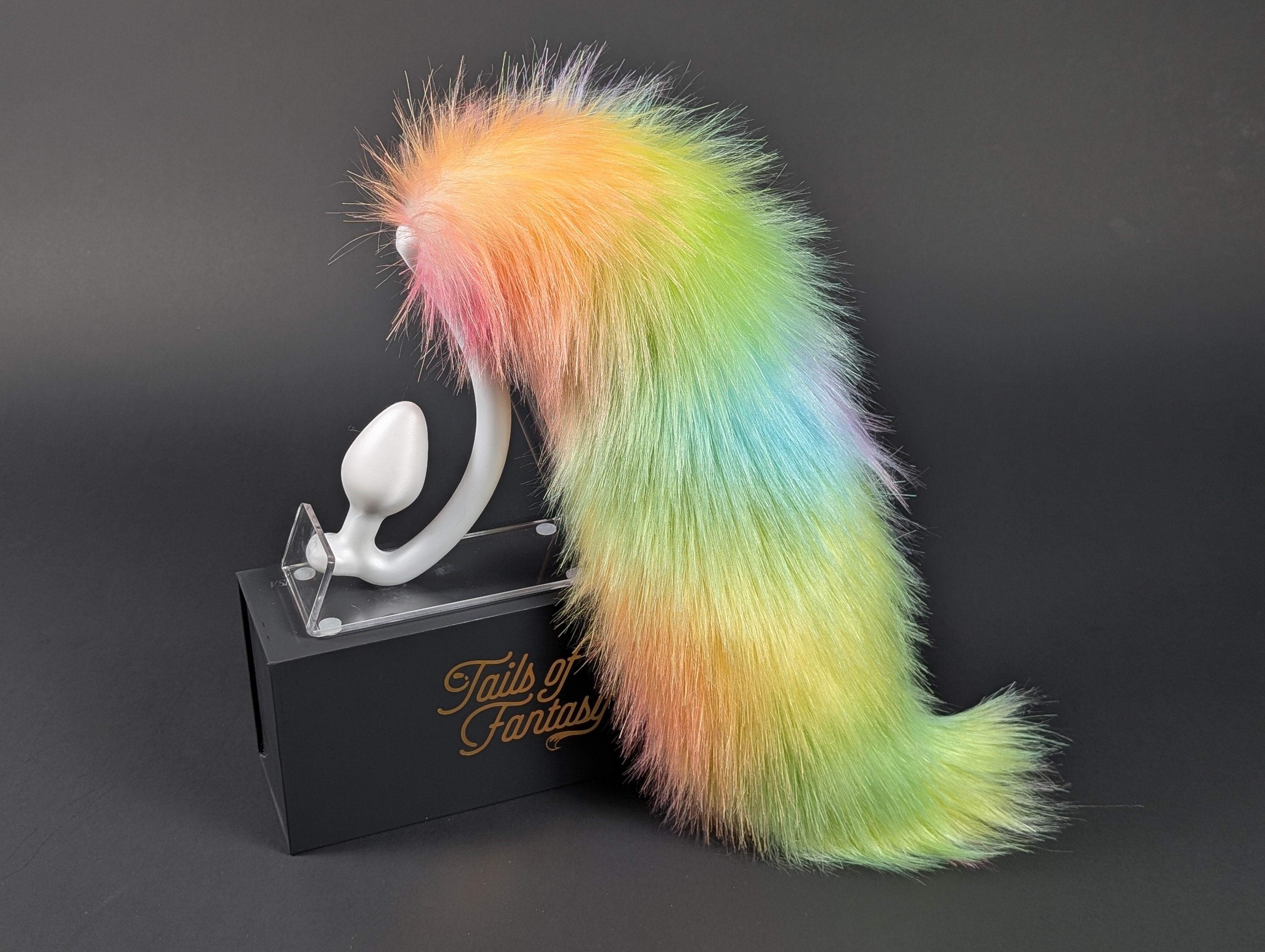 Rainbow Wolf Tail