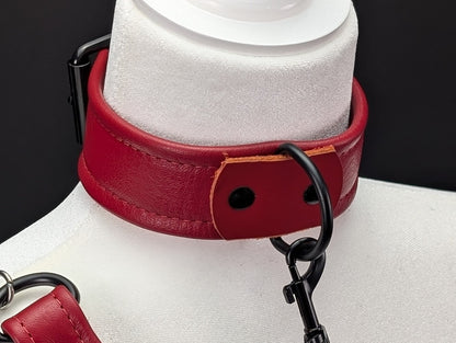 Trifold Leather Collars - 1.5 inch