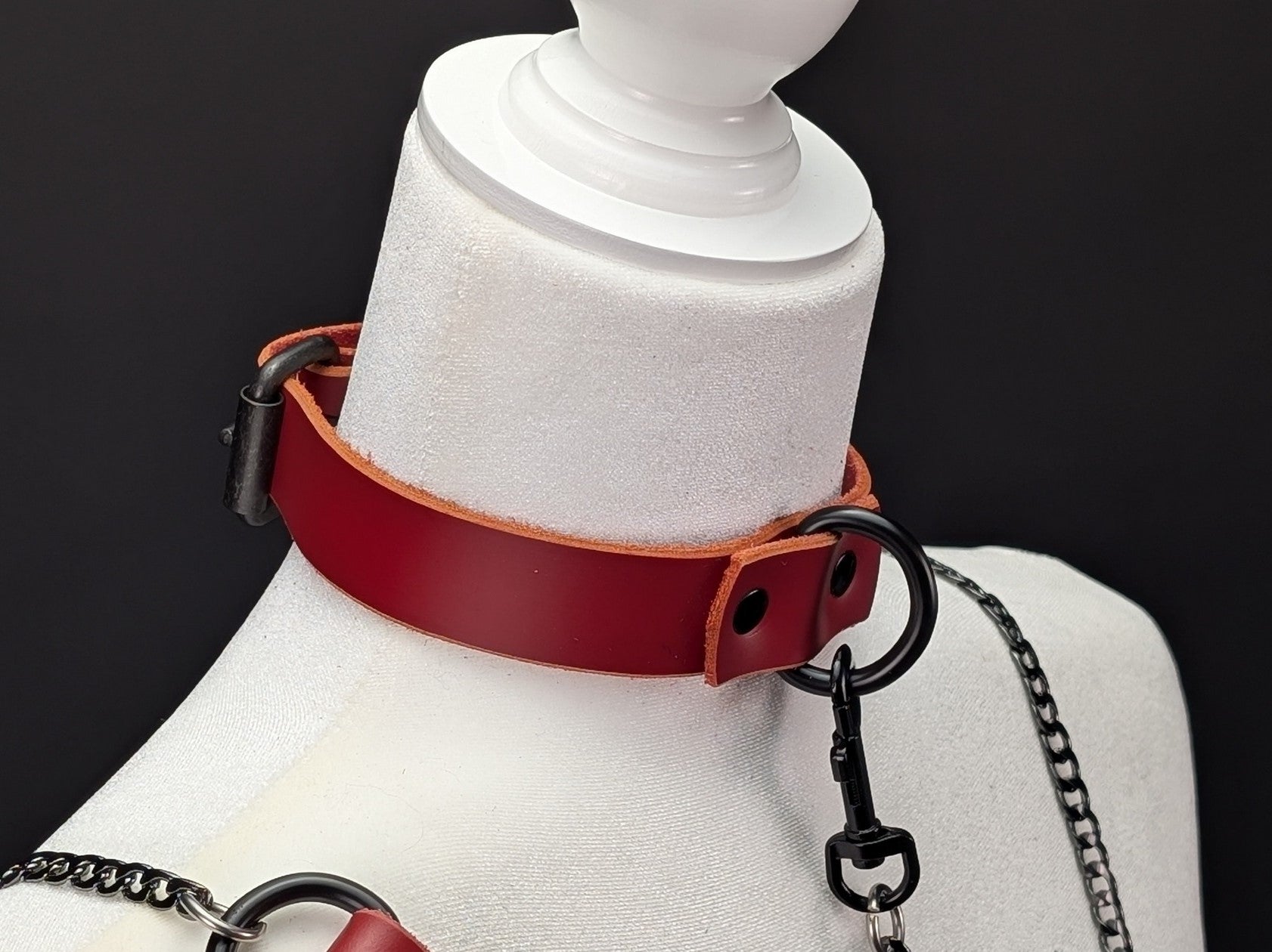 Latigo Leather Collars - 1 inch