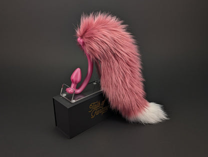 Rose Pink Fox Tail