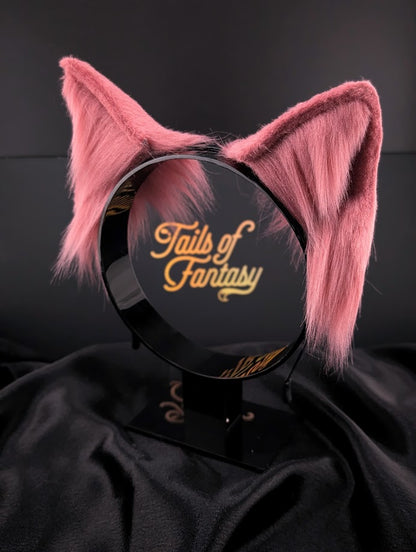Rose Pink Wolf Ears